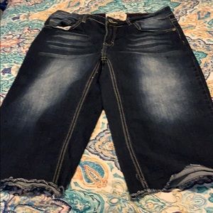 Capri type jeans.